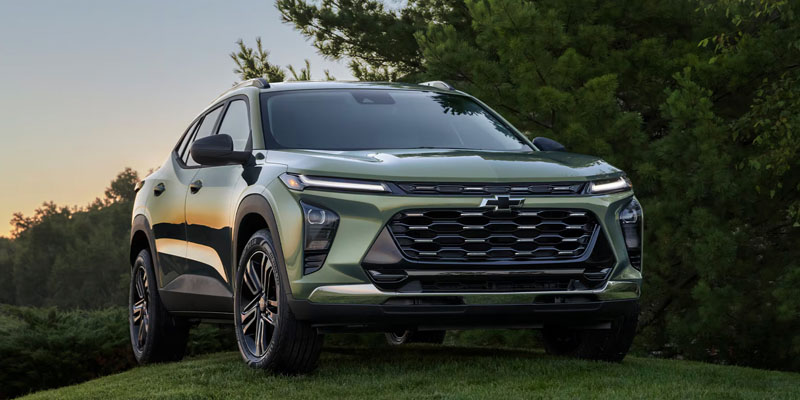 2026 Chevrolet Trax displayed in Spokane Valley, WA, showcasing its sleek design and modern features.