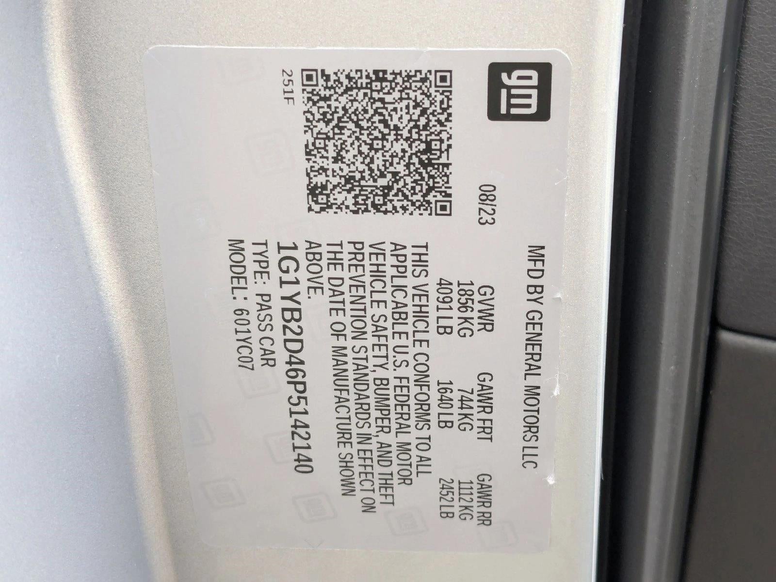 2023 Chevrolet Corvette Stingray 2LT