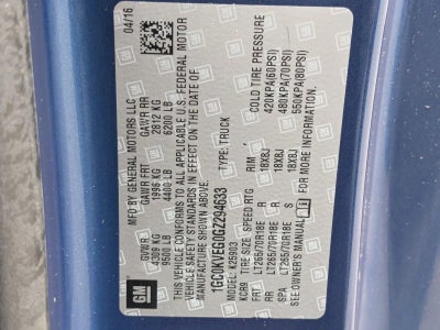 2016 Chevrolet Silverado 2500 HD LT