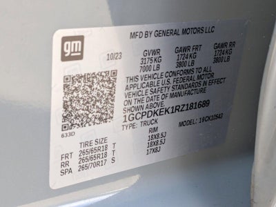 2024 Chevrolet Silverado 1500 LT (2FL)