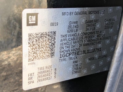 2020 Chevrolet Colorado ZR2