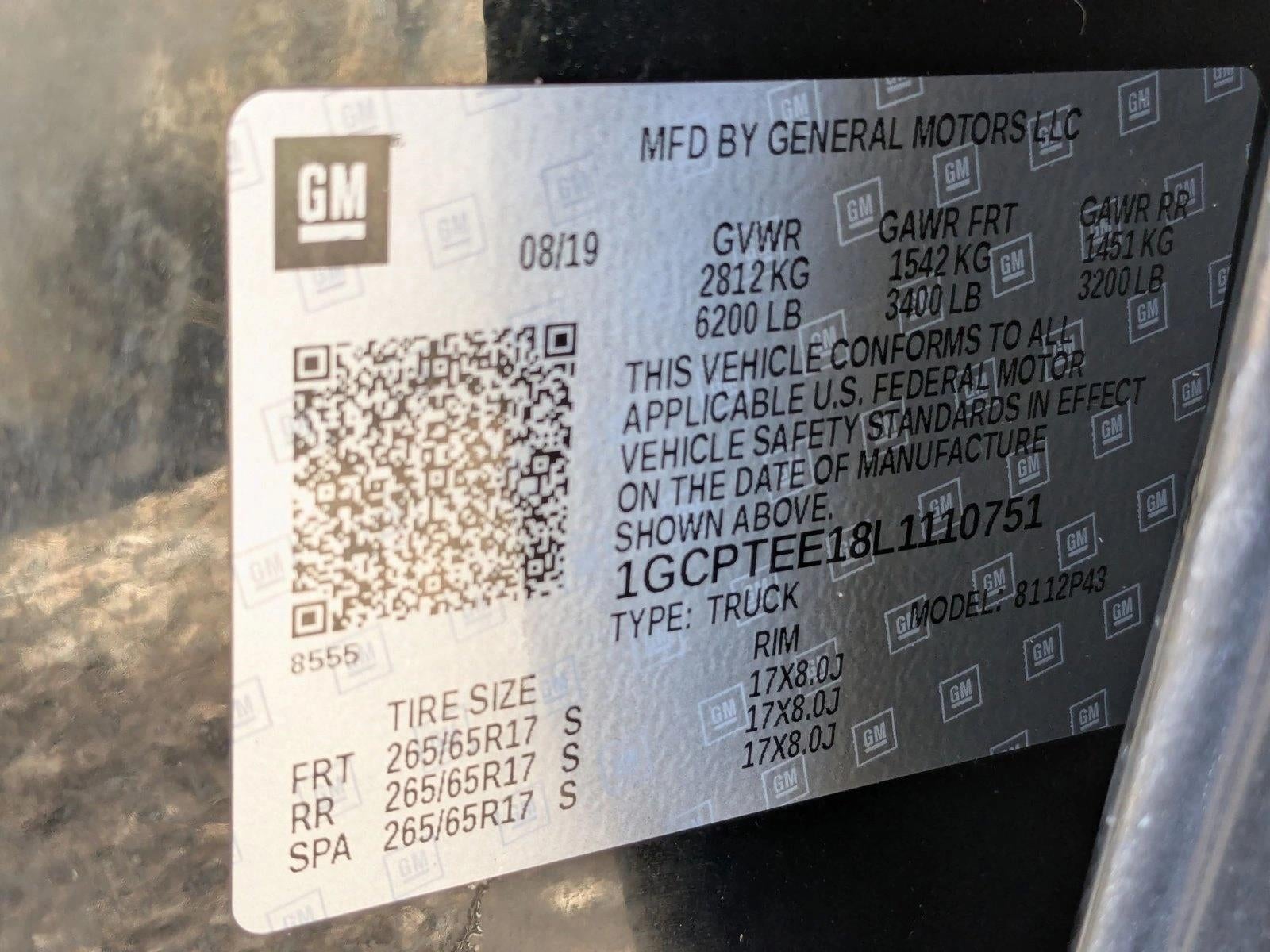 2020 Chevrolet Colorado ZR2