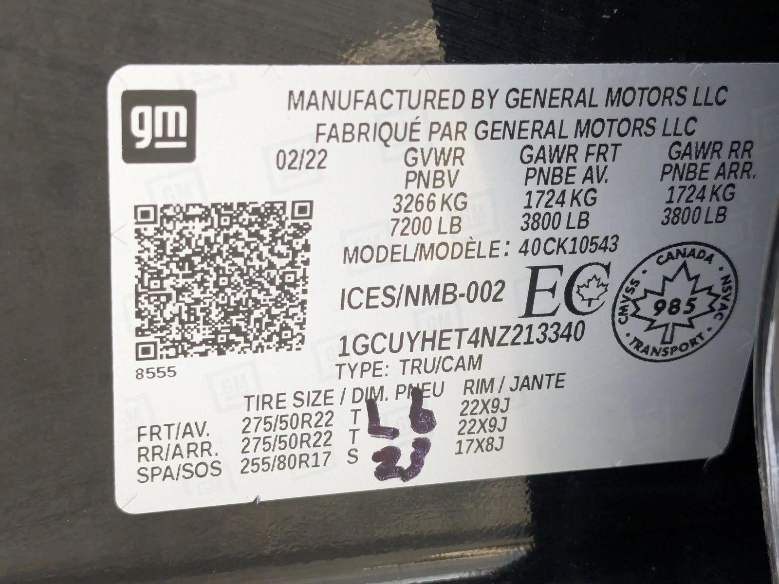 2022 Chevrolet Silverado 1500 LTD High Country