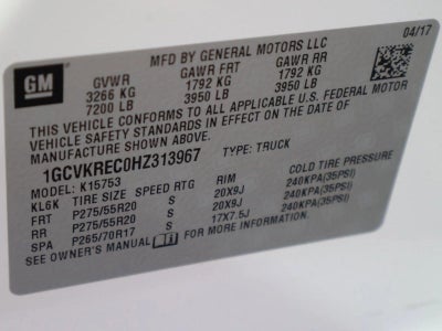 2017 Chevrolet Silverado 1500 LT