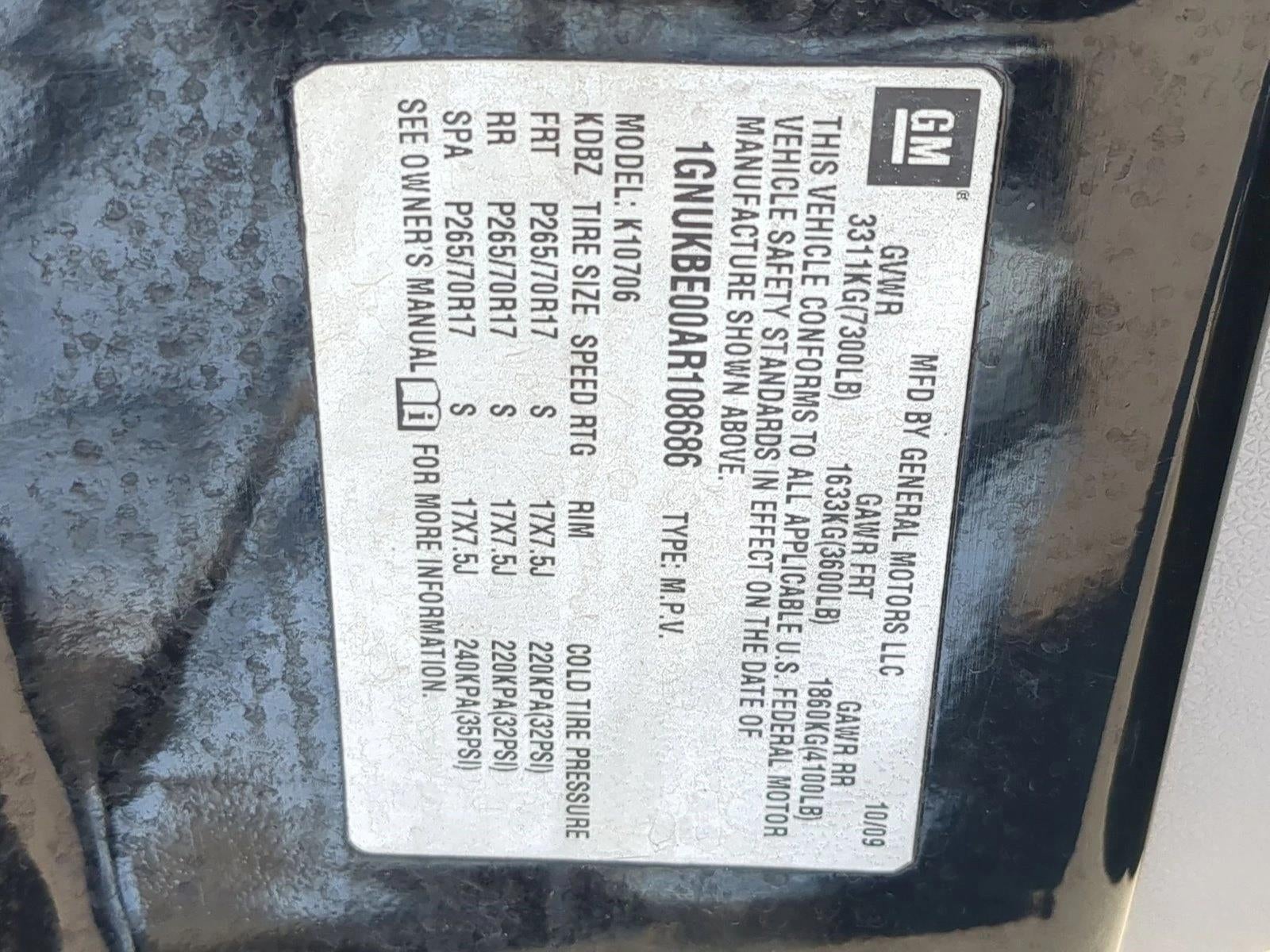 2010 Chevrolet Tahoe LT