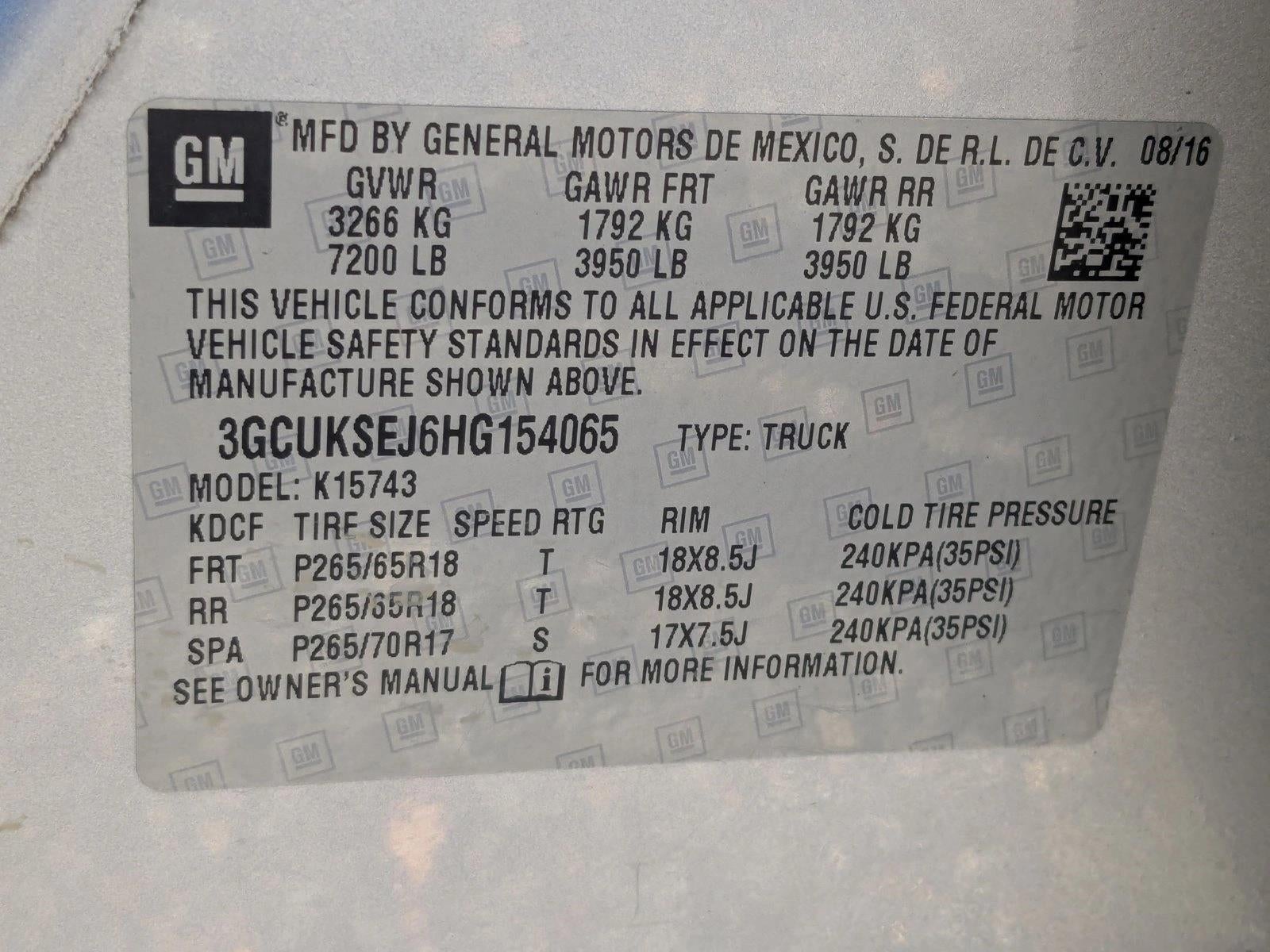 2017 Chevrolet Silverado 1500 LTZ