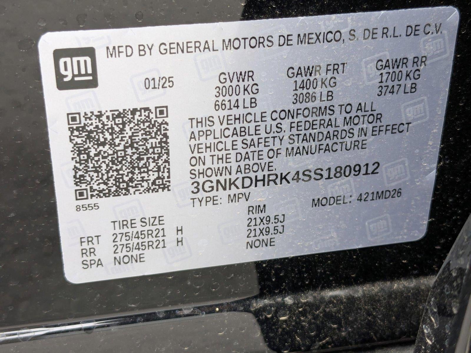 2025 Chevrolet Blazer EV RS