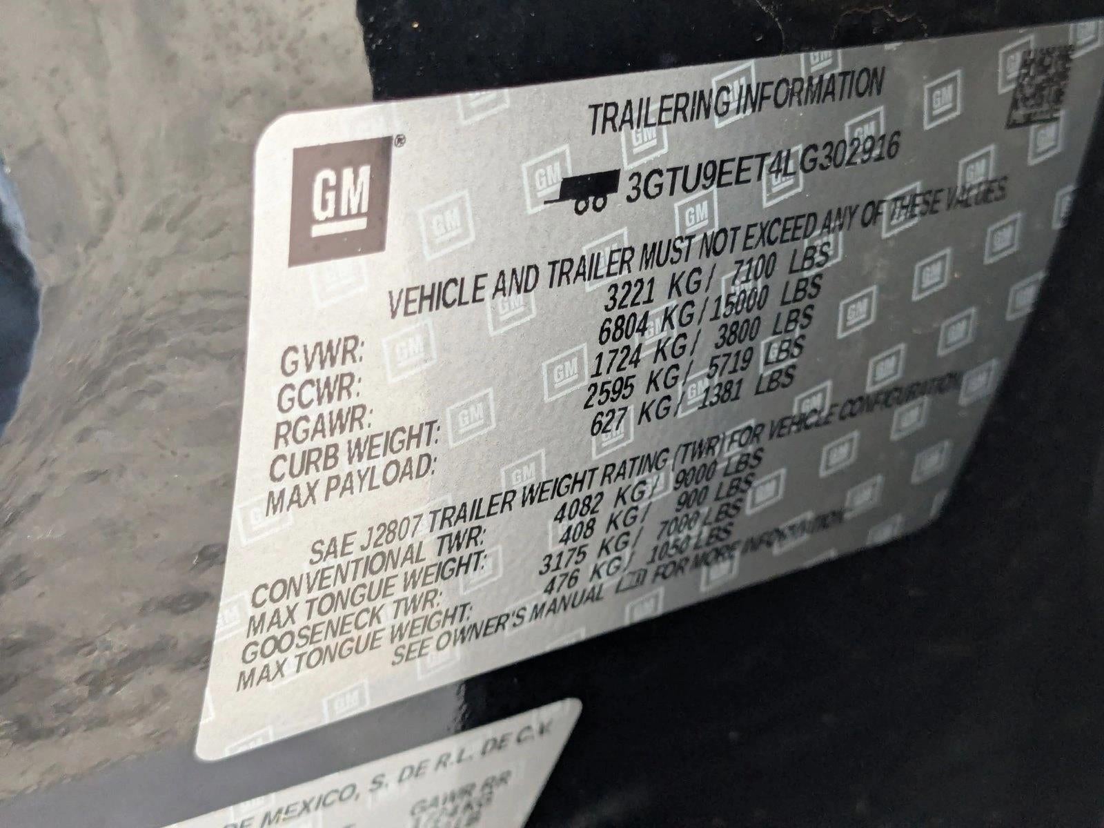 2020 GMC Sierra 1500 AT4