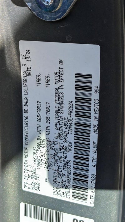 2024 Toyota Tacoma 4WD SR5