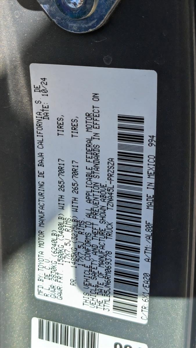 2024 Toyota Tacoma 4WD SR5