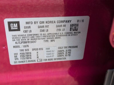 2015 Chevrolet Trax LS