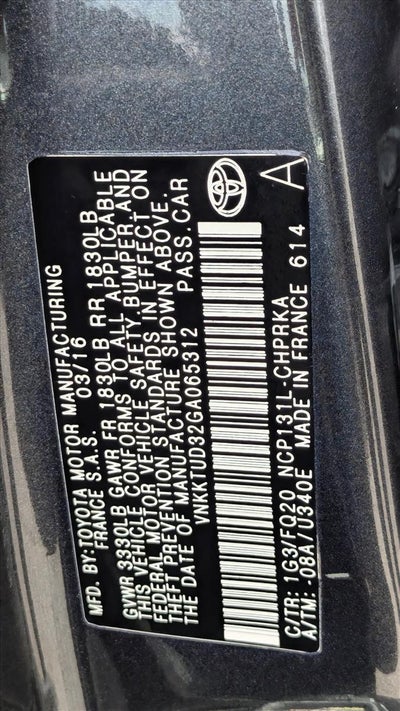 2016 Toyota Yaris L