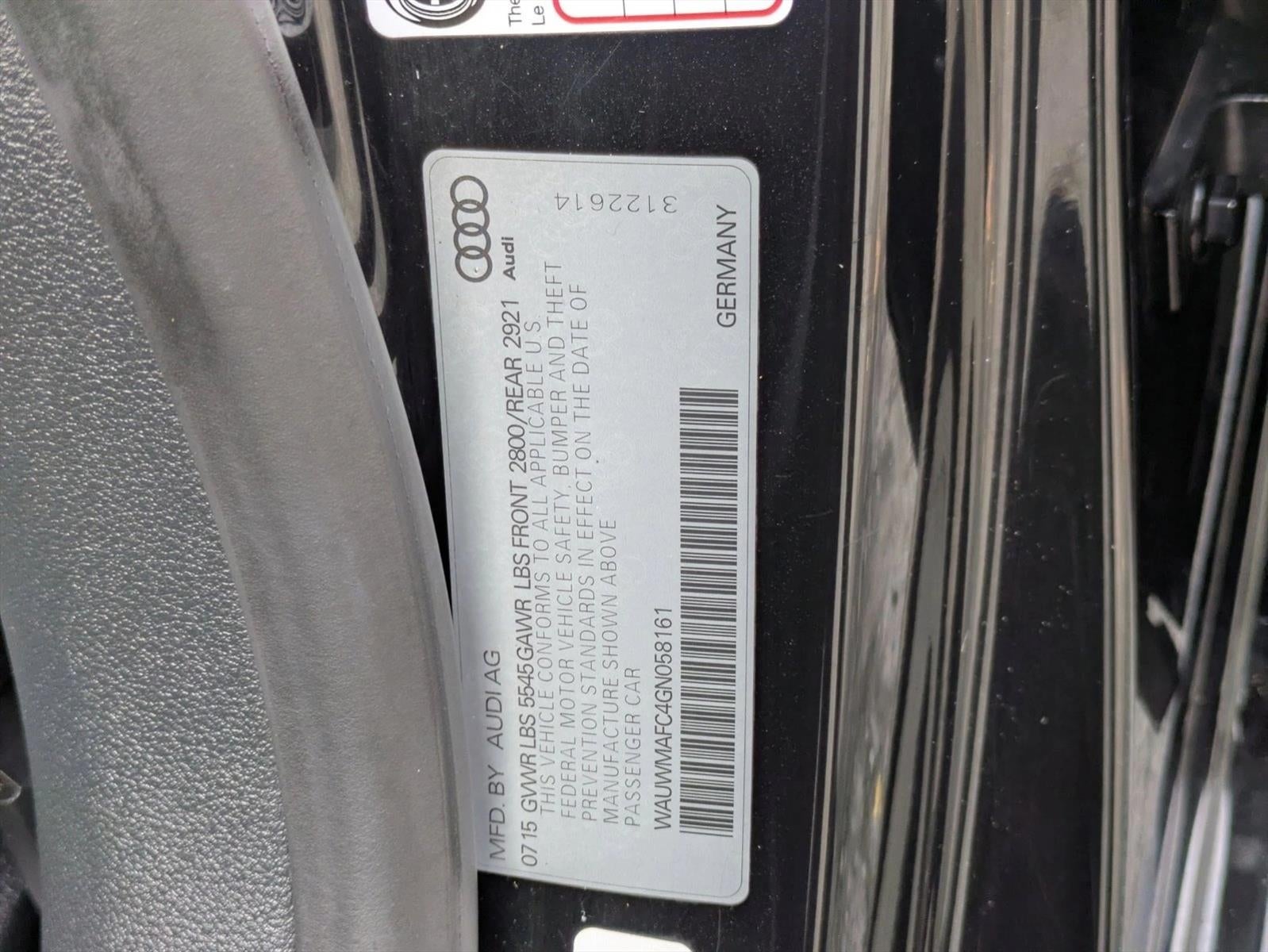 2016 Audi A7 3.0 TDI Premium Plus