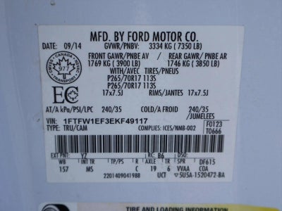 2014 Ford F-150 4WD SuperCrew 5-1/2 Ft Box XLT