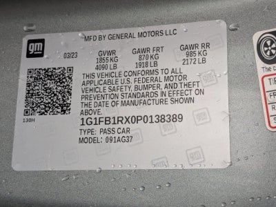 2023 Chevrolet Camaro 2dr Coupe 1LT