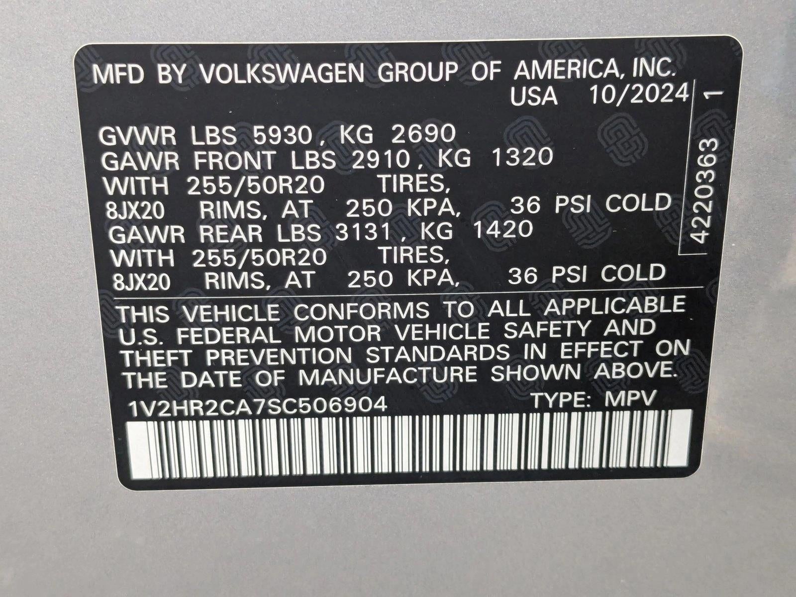 2025 Volkswagen Atlas 2.0T SE w/Technology 4MOTION