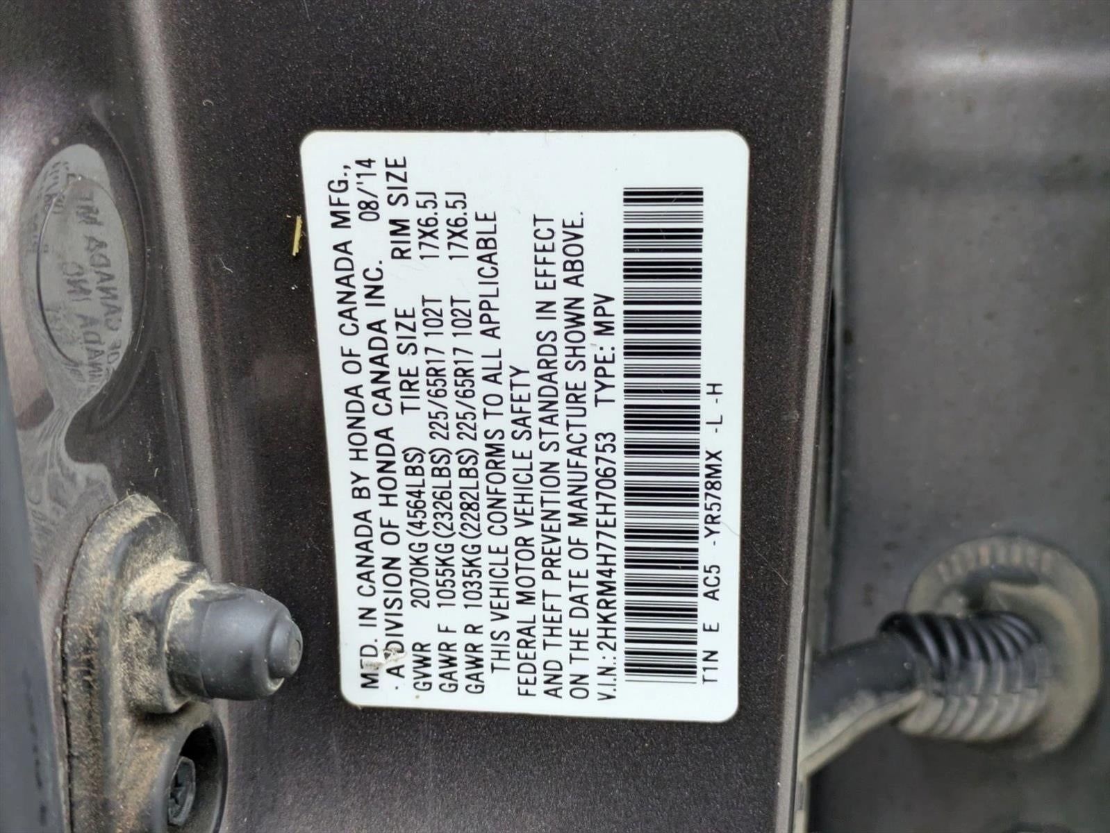 2014 Honda CR-V EX-L AWD