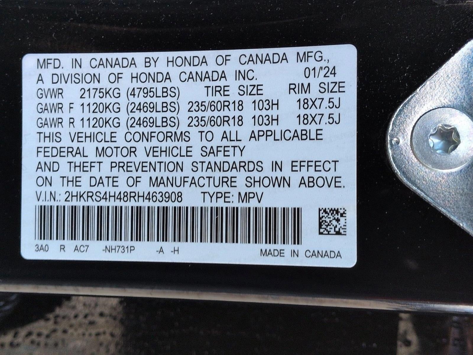 2024 Honda CR-V EX AWD