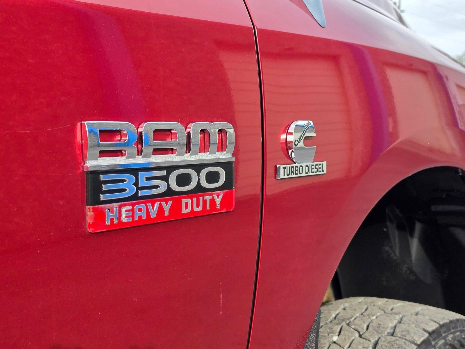 2012 RAM 3500 4WD Crew Cab 8 Ft Box ST