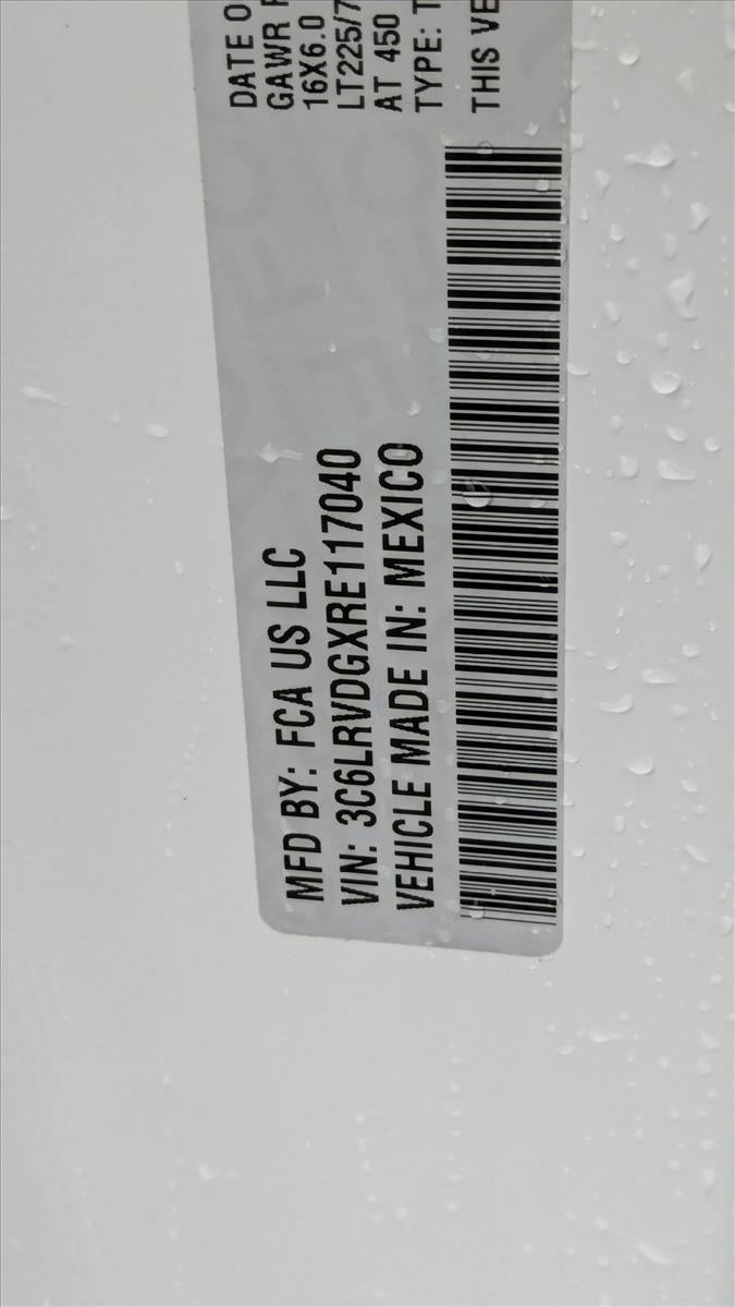 2024 RAM ProMaster Cargo Van SLT+ 2500 High Roof 159" WB