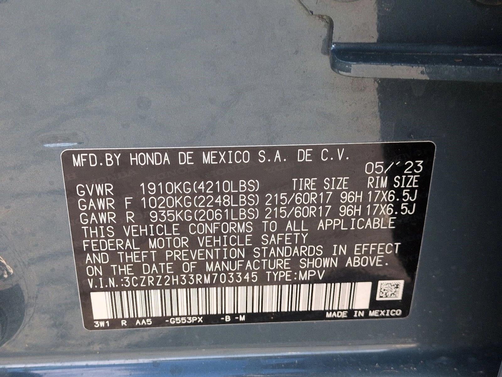 2024 Honda HR-V LX AWD CVT