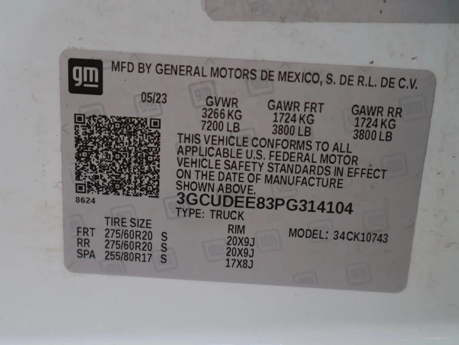 2023 Chevrolet Silverado 1500 Crew Cab Standard Box 4-Wheel Drive RST