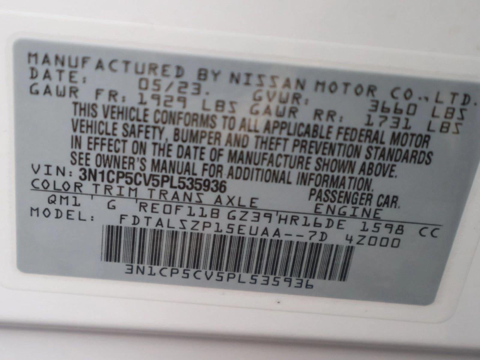 2023 Nissan Kicks SV FWD