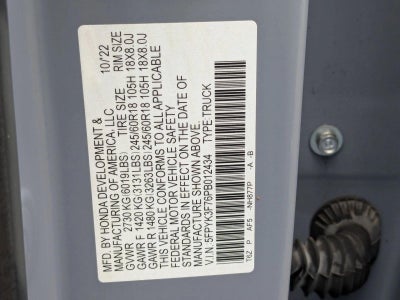 2023 Honda Ridgeline RTL-E AWD