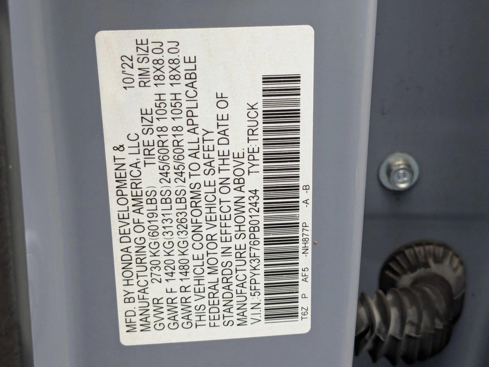 2023 Honda Ridgeline RTL-E AWD