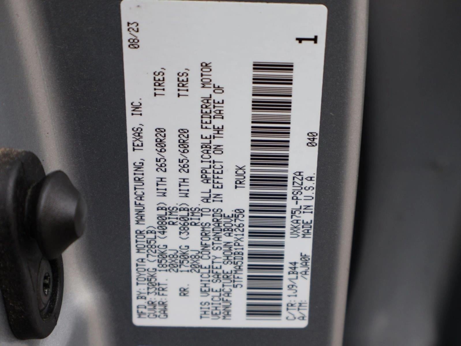 2023 Toyota Tundra 4WD 4WD 1794 Edition CrewMax 5.5' Bed (Natl)