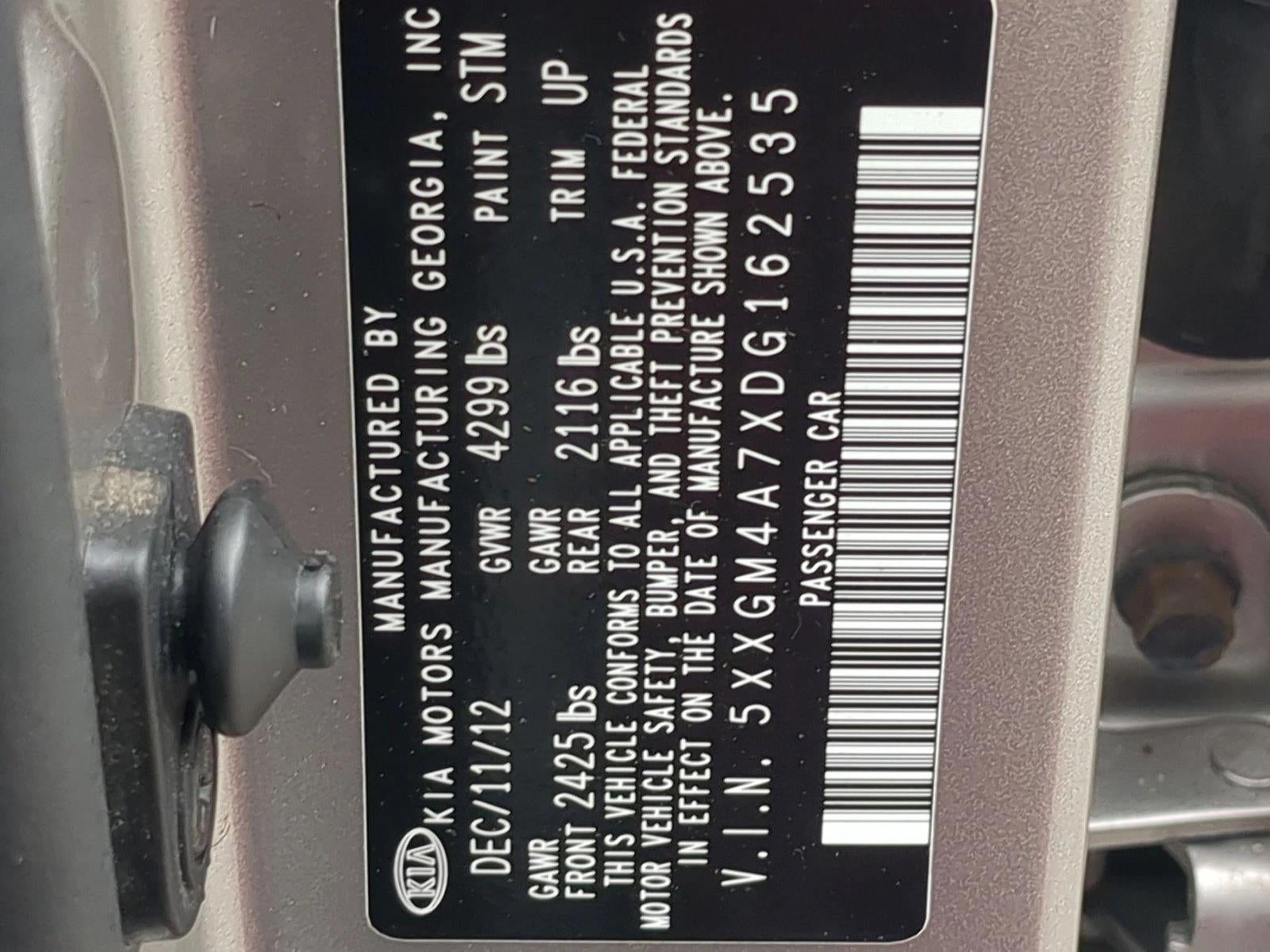 2013 Kia Optima 4dr Sdn LX