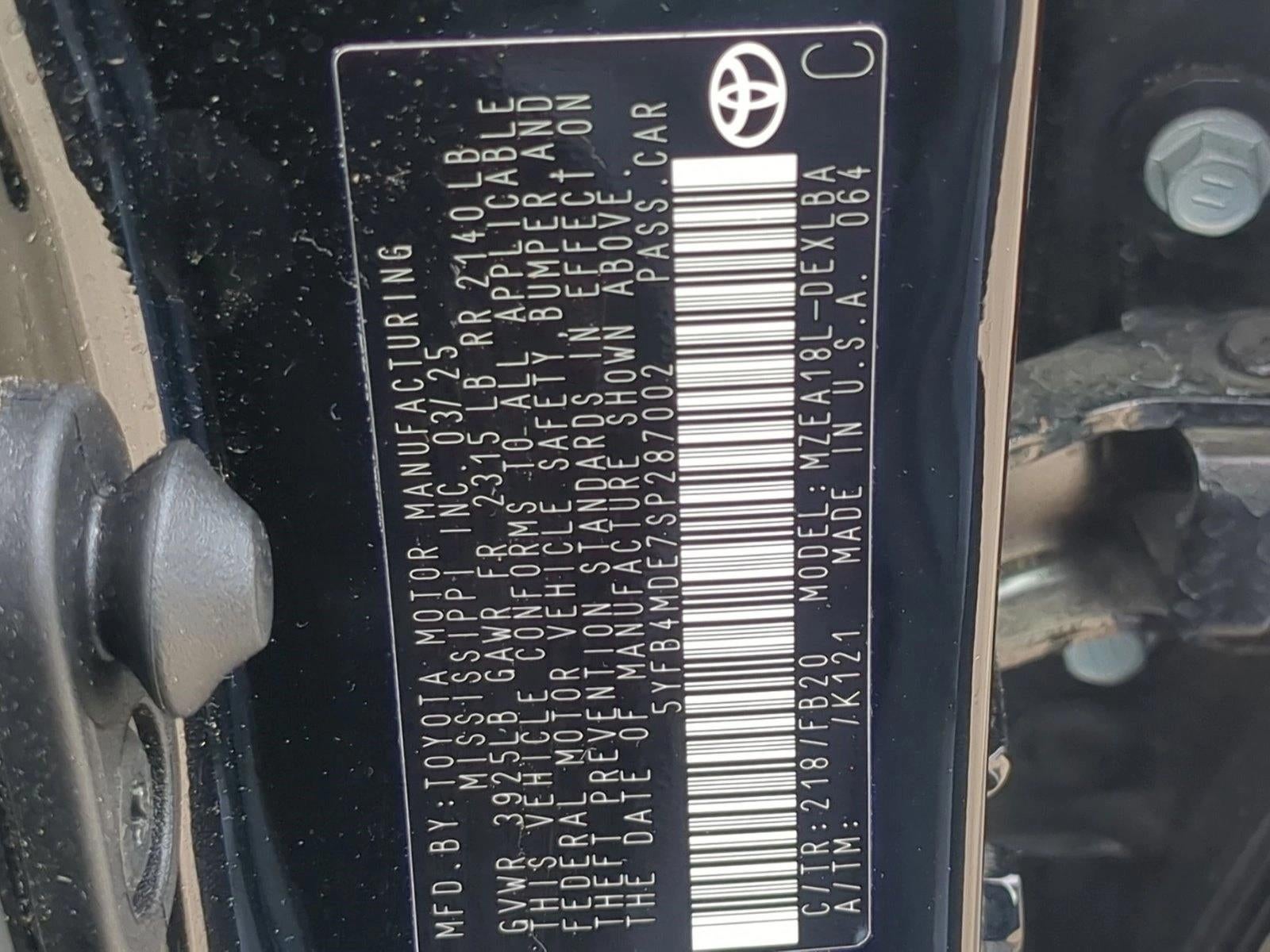 2025 Toyota Corolla LE CVT (Natl)