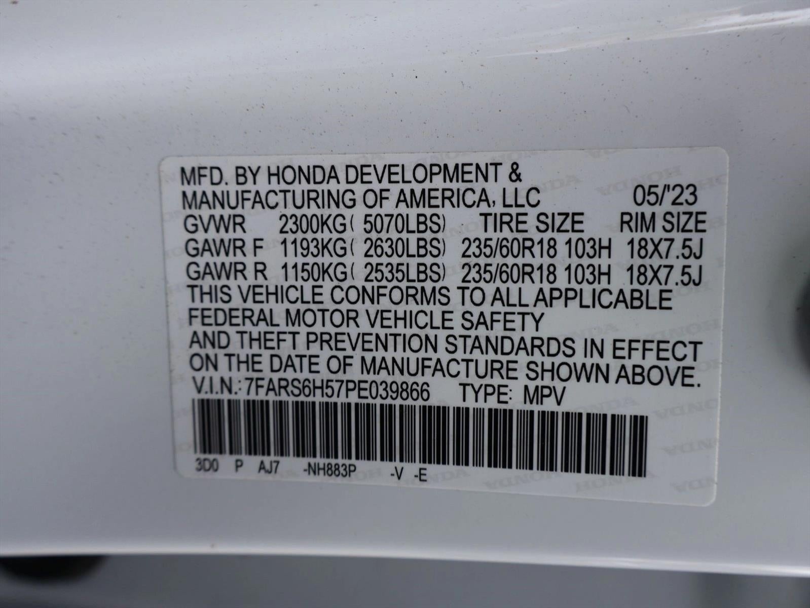 2023 Honda CR-V Hybrid Sport AWD