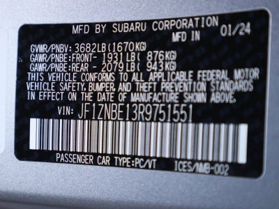 2024 Toyota GR86 Premium Manual (Natl)