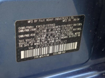 2014 Subaru XV Crosstrek 2.0i Limited Automatic