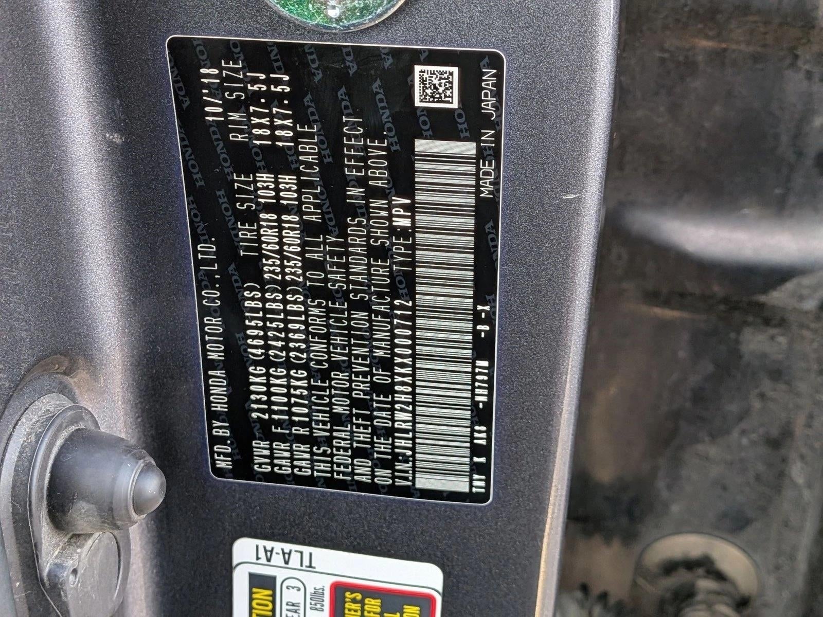 2019 Honda CR-V EX-L AWD