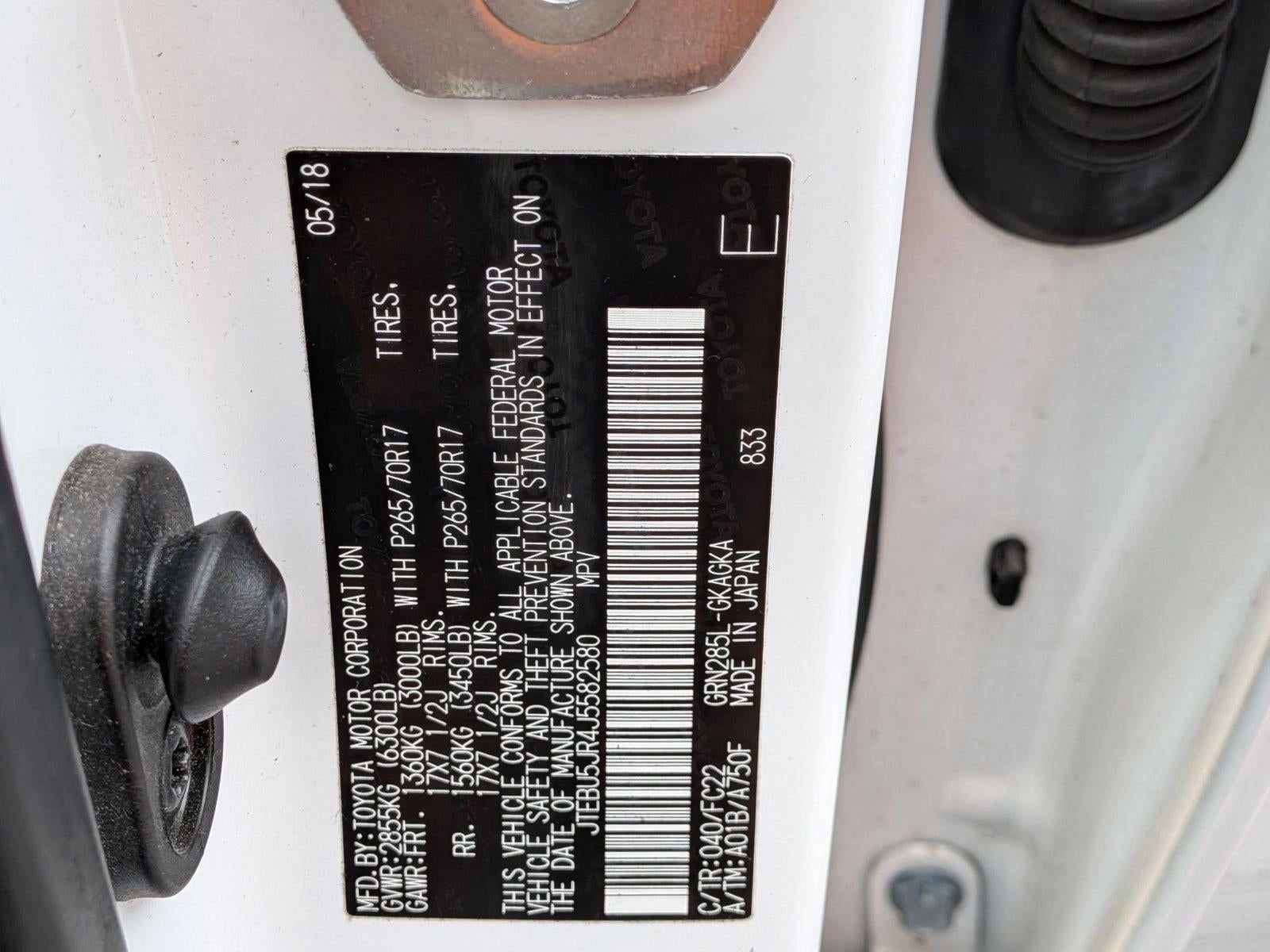 2018 Toyota 4Runner TRD Off Road 4WD (Natl)