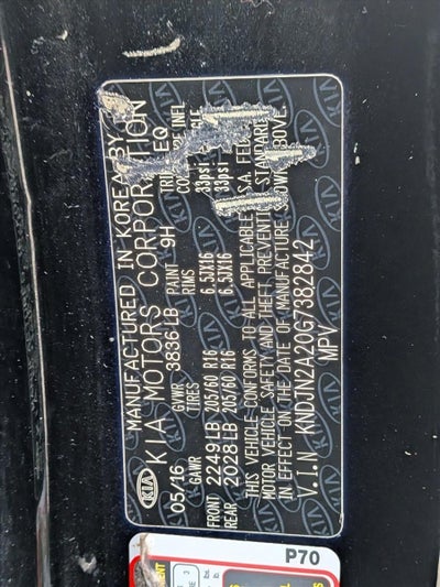 2016 Kia Soul 5dr Wgn Man Base