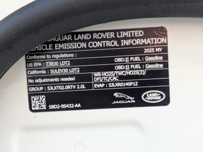 2025 Land Rover Range Rover Evoque Dynamic SE AWD