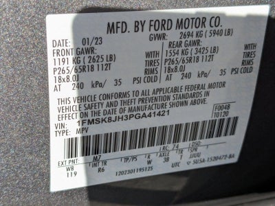 2023 Ford Explorer Timberline 4WD