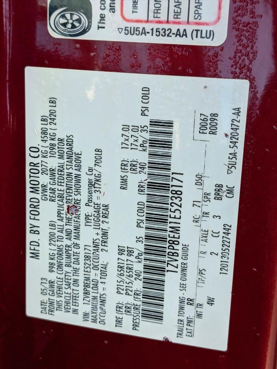 2014 Ford Mustang 2dr Conv V6 Premium