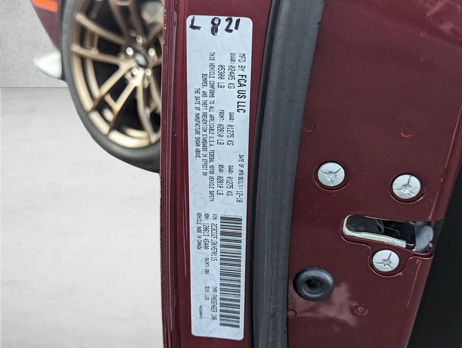 2019 Dodge Challenger R/T Scat Pack RWD