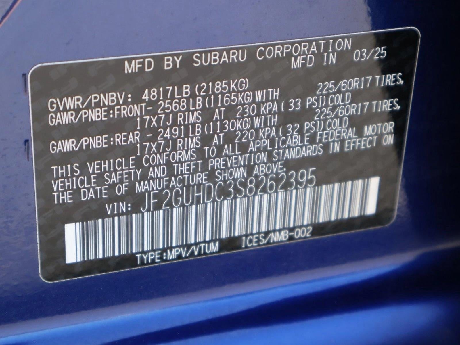 2025 Subaru Crosstrek Premium AWD