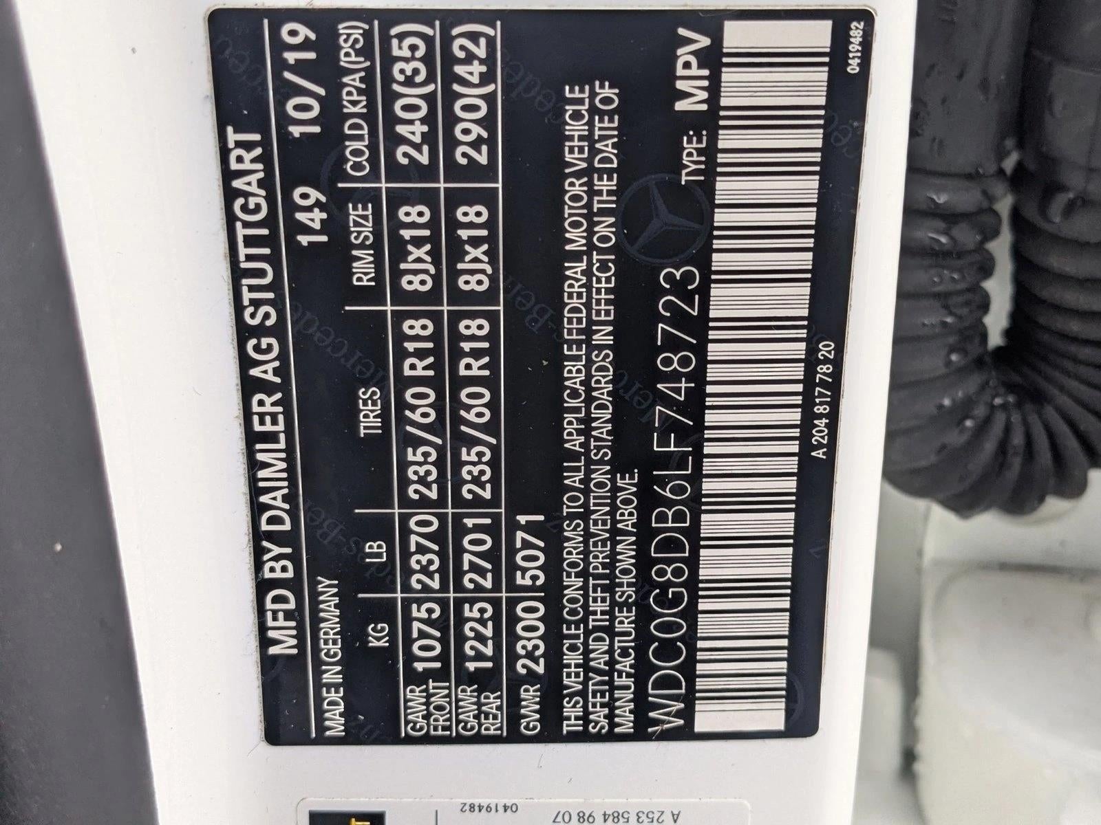 2020 Mercedes-Benz GLC GLC 300 SUV