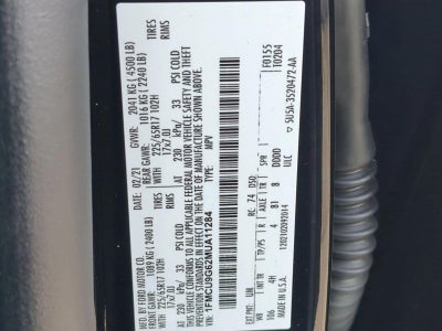 2021 Ford Escape SE AWD