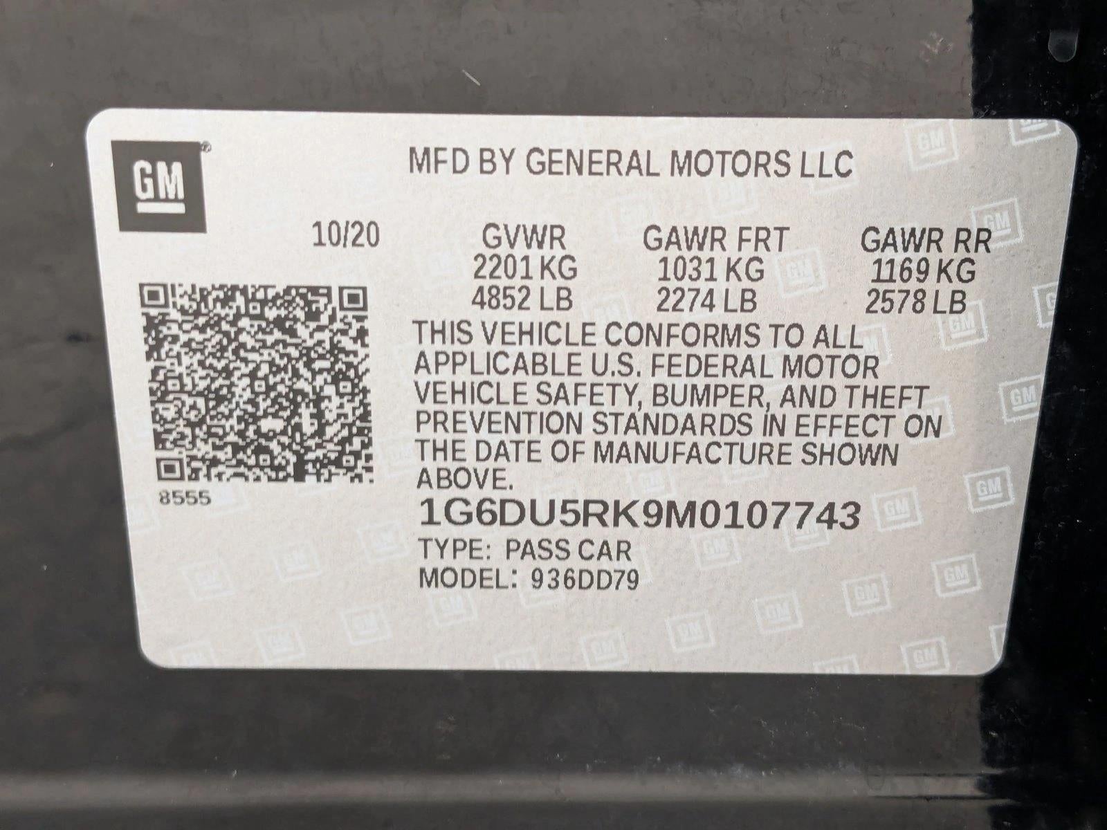 2021 Cadillac CT5 4dr Sdn Sport