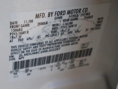 2009 Lincoln MKX FWD 4dr