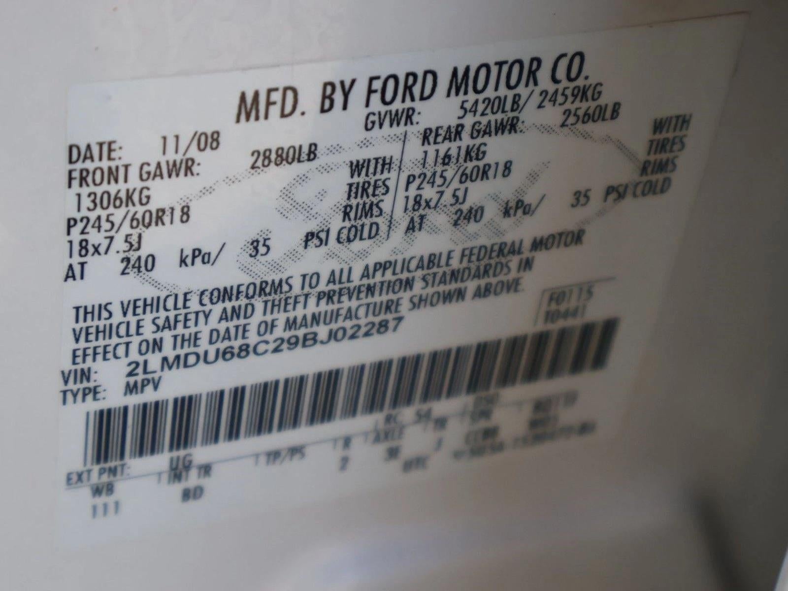 2009 Lincoln MKX FWD 4dr