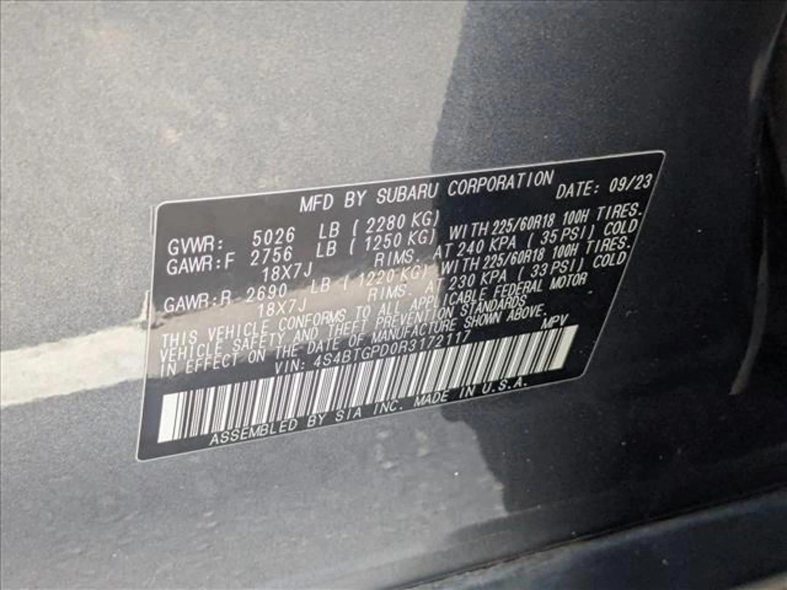 2024 Subaru Outback Touring XT AWD