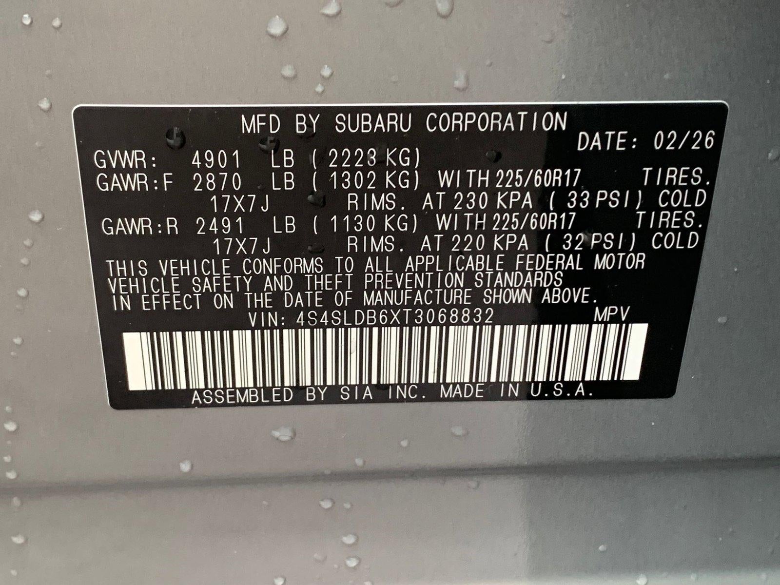 2026 Subaru Forester Premium AWD